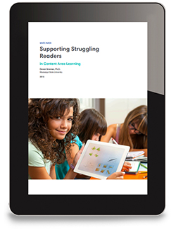 Supporting Struggling Readers White Paper